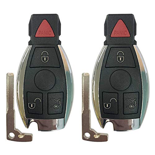 Replacement for Mercedes-Benz IYZ3312 Keyless Entry Remote Car Key Fob Control,FCCID:IYZ3312,by AUTOKEYMAX (PAIR)