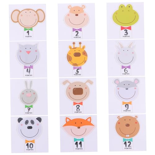 Alipis 1 Juego bebé pegatinas balancín bebé mes mensual chico y pegatinas infantiles stickers infantiles pegatinas de bebé - Bebé pegatina infantil pegatinas memorial pegatinas papel