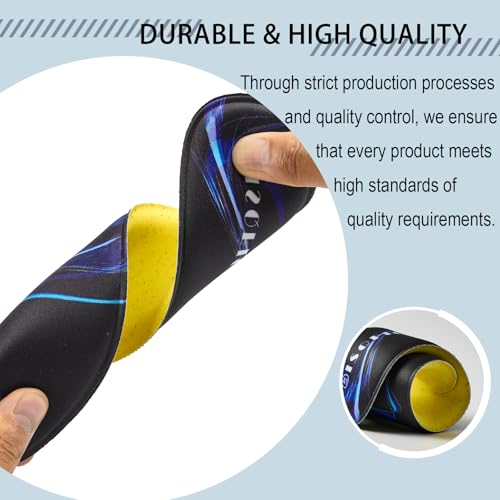 Image of Memory Foam Shoe Inserts for Women Men, Cushion Insoles for Work Boots Sneakers Flats,Comfort Soles Design for Foot Pain Relief,Black EU46