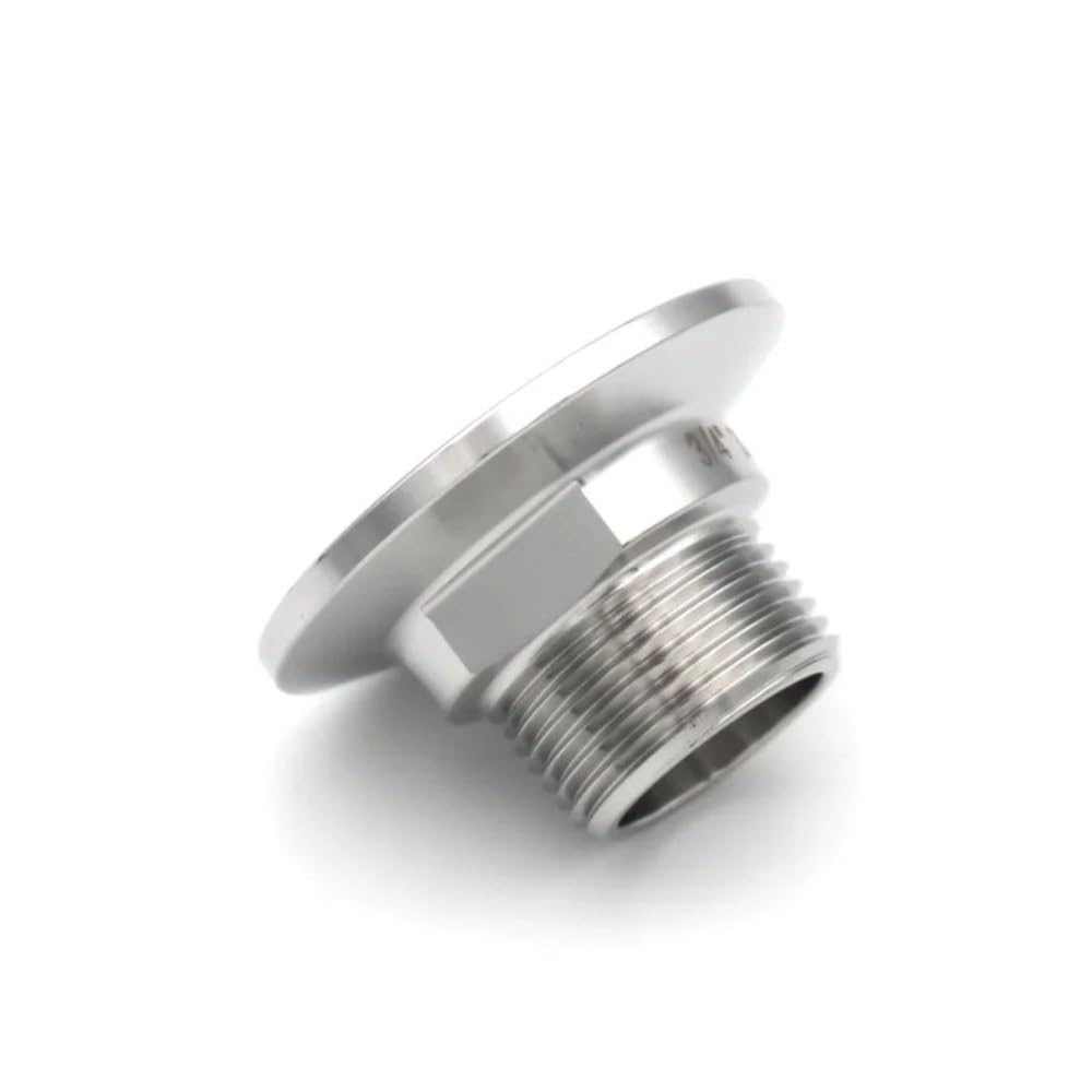 304 Edelstahl Tri Clamp Adapter – 6,3 Cm NPT 1/4" IG, 77,5 Mm Hülse Für Lebensmittelindustrie