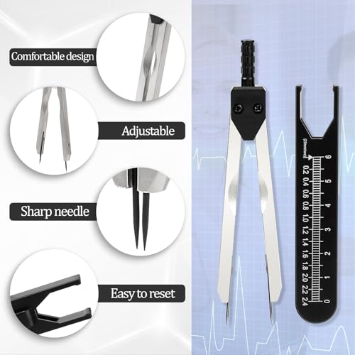 Mozeat Lens 562012_1_LQDMS1GP Ekg Caliper Ecg Caliper Electrocardiogram Divider For Nursing,Electrocardiographs Measuring Tool For Doctors, Nurses, Medical Student thumb #1