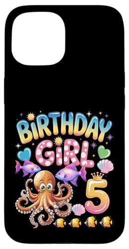 It's My 5th Birthday �^�R 5�� �p�[�e�B�[ �j�̎q ���̎q �X�}�z�P�[�X iPhone 15 �p