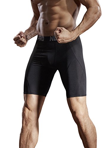 Neleus Men's 3 Pack Sport Running Compression Shorts,6012,Black,Us M,Eu L #TOP5