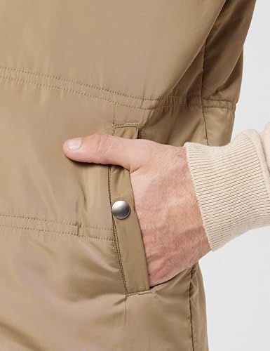 Image of Max Men Polyester Colorblocked Hooded Standard Length Puffer Jacket