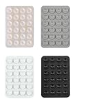 wilcractk Saugnapf Handy Halter Aus Silikon Mit Kleber Rechteckige Saugnäpfe In 4 Farben Für Handyhülle Flexibel Und Tragbar Für Badezimmer Küche Spiegel Und Unterwegs