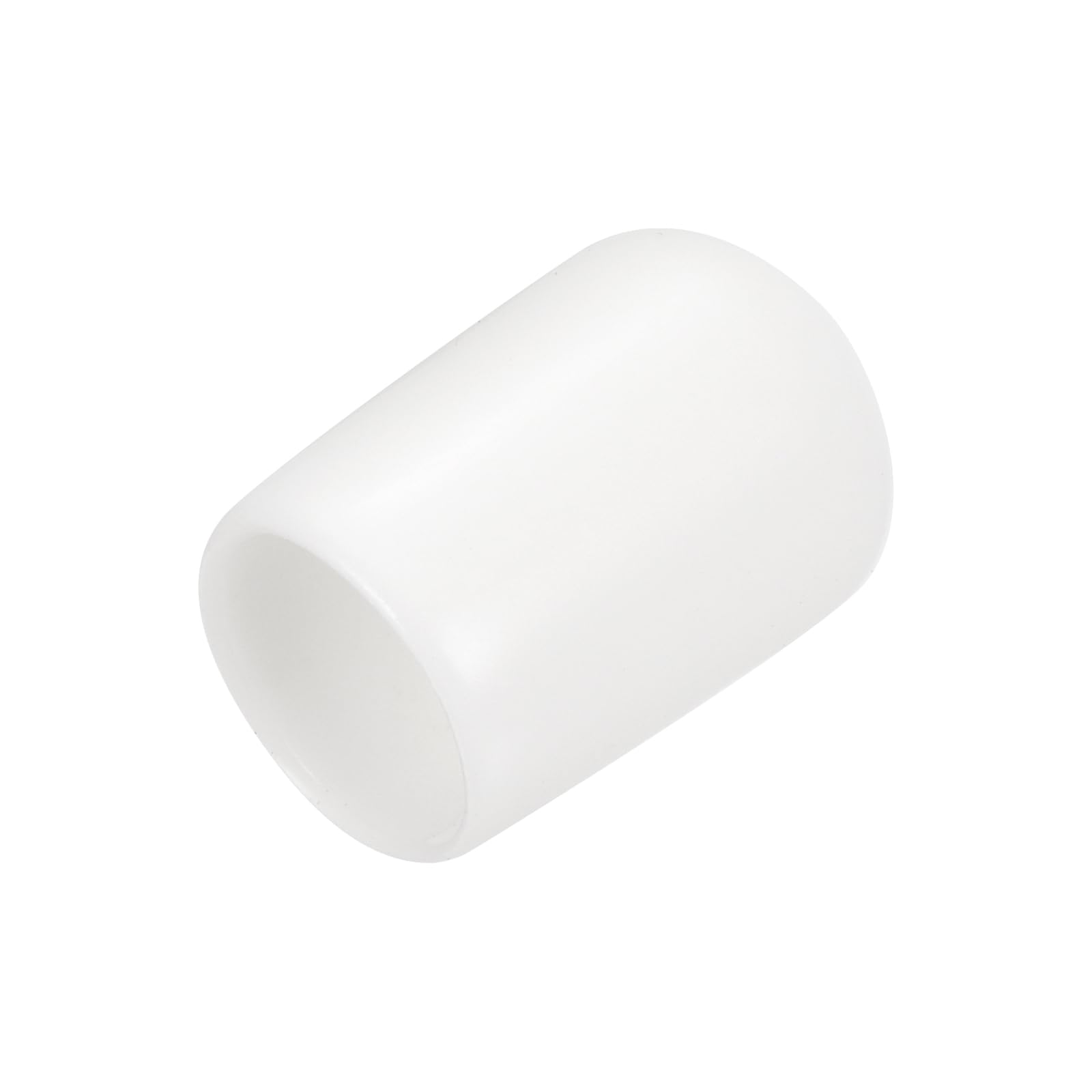 Tapas de goma de 9,5 mm para proteger roscas y patas de muebles con vinilo blanco uxcell