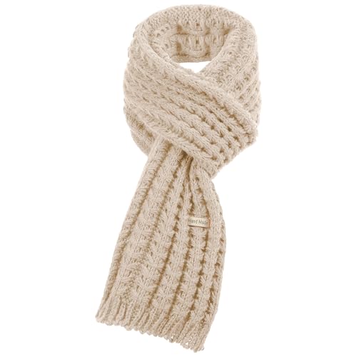 Grevosea - Grevosea Kinder Strickschal Gestrickter Schal Kinder Winter Strickschal Nackenwärmer Unisex Warmer Pure Farbe Schals für Jungen Mädchen 2–10 Jahren(Beige) - -25%