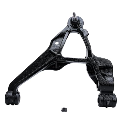 Image of Detroit Axle - 6pc Front End Control Arms Kit for 2011-2019 Chevy Silverado 2500 3500 HD GMC Sierra 2500 3500 HD, 4 Upper Lower Control Arms w /Ball Joints 2 Sway Bar Links Replacement