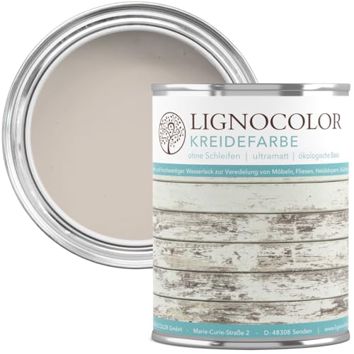 Lignocolor Kreidefarbe Shabby Chic Lack Vintage Look Chalky 1kg (African Beige 600)