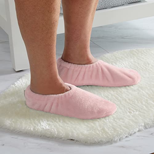 Triodream Velvet Plush Memory Foam Warm Slipper Socks For Women | Non-Slip One Size Fuzzy Socks For Women | Ultra Plush And Cozy Warmth Collection (Rose Pink) #TOP5