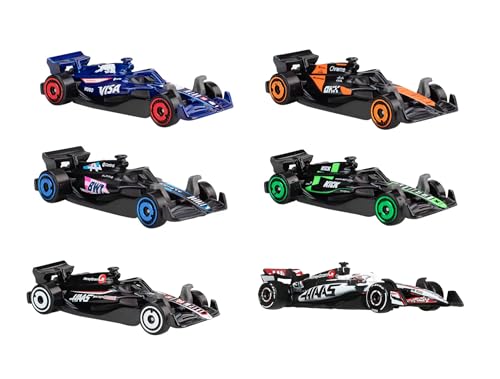 Hot Wheels Premium Formula 1 Die-Cast Cars 2024 5-Pack miniatura 2