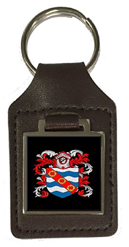 Porte-clés en cuir marron Gray Heraldry pour sublimer votre trousseau de clés