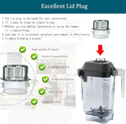 Repuesto tapa para licuadora VT Advance con cepillo miniatura 3
