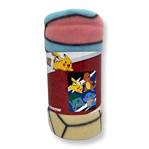 Pokemon United Pacific Designs KOFL 45X60 Fleece Throw
