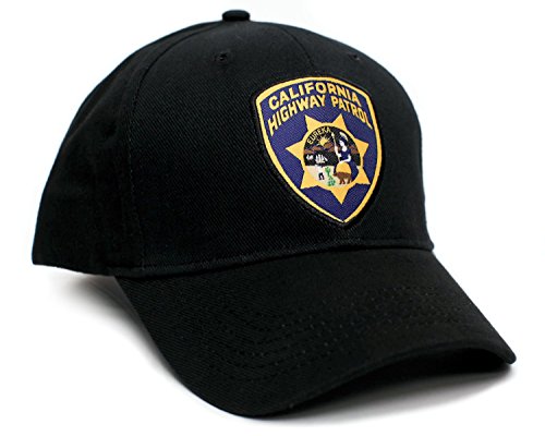 Posse Comitatus California Highway Patrol Eureka Badge Applique Hat Cap Adult One-Size Multi (Black)