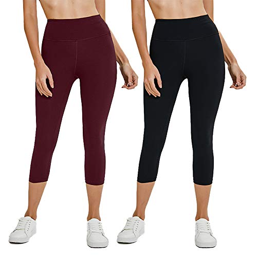 Best Workout Leggings For Women Capri 2 Pack