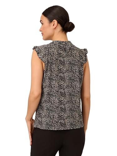Image of Adrianna Papell Women's Ruffle Mock Neck Tank