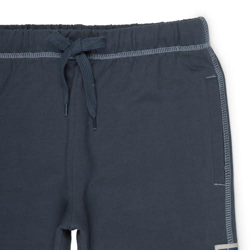 Image of Alan Jones Clothing Boys Solid Joggers Trackpant | Elastic Waist with Drawstring Regular Fit | Sizes 3-12 Years | Easy Pull-On Casual Bottomwear