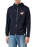 MUSTANG Herren Brian H-Zip Embro Kapuzenpullover, Sky Captain 5323, XL