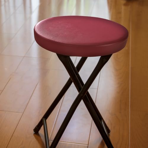 Fundas taburetes impermeables contra manchas para asientos redondos gastados PU 6