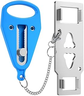 Reoka Portable Door Lock (2 Sizes) Door Locks for Bedrooms, Hotel Door Lock, Apartment Security, College Dorms, Airbnb, and Hostels - Fits Most Common Indoor Doors