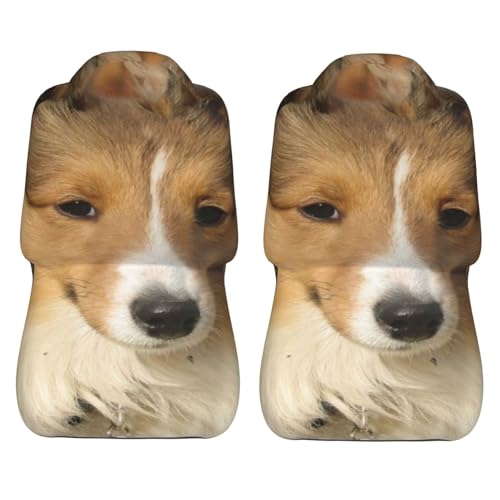 Funda de asiento de coche para perros Sheltie universal y protectora 5
