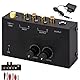 WIYETY Phono Vorverstärker Plattenspieler mit MM Abtast Systemen, Vorverstärker für Plattenspieler für Plattenspieler, RCA Input & Output Interfaces, Verstärker Stereo mit DC 12V Netzteil