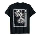 White spider lily in Japanese grunge anime floral aesthetic T-Shirt