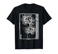 White spider lily in Japanese grunge anime floral aesthetic T-Shirt