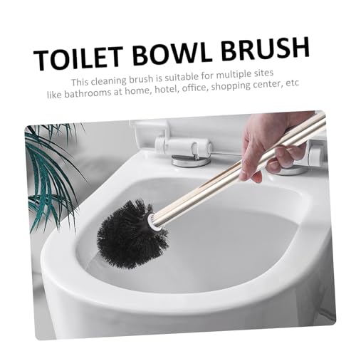 Brosse WC imitation pierre rétro et son support de salle de bain design