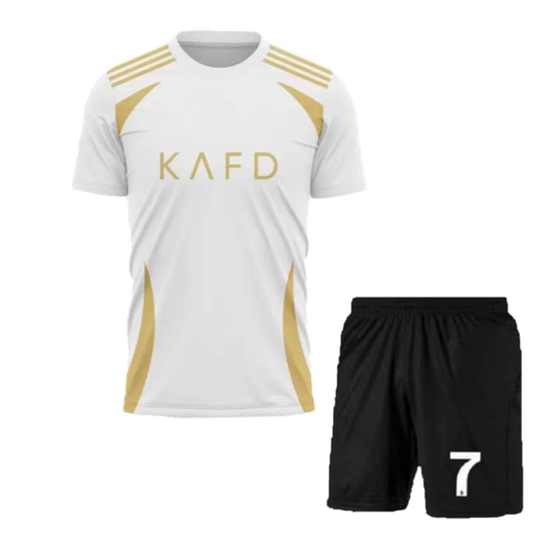 Image of Ronaldo 7 Jersey with Shorts for (Kids,Boys & Men)