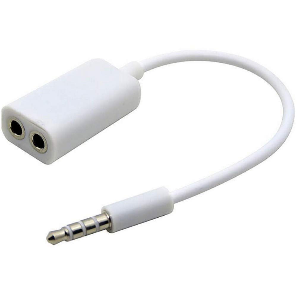 DOMO nSpeed Audio Splitter Adapter Wire Movable connectors Stereo Jack Converter Compatible with All Smartphone Device (AS235R White-01)-image-23