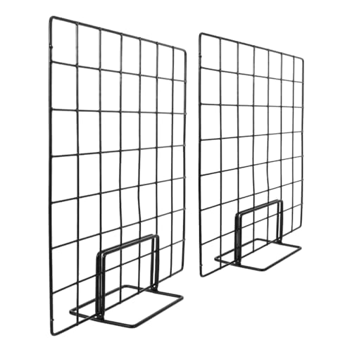 Panneau Grille Murale Fil en Lot de 2 pour Présentation de Photos et Artisanat