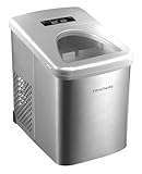 Frigidaire Countertop Ice Maker Machine, 26 lbs Ice per Day, Adjustable Size Bullet-Shaped Ice, for Home, Kitchen, Office, Bar