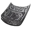 Echte geschmiedete Kohlefaser-Frontstoßstange, Motorhaube, Entlüftungsabdeckung for Motorhaube, kompatibel mit Porsche 911.1 911.2 991 2012–2018 GT2 GT3 Bodykit(Double Carbon Fiber)
