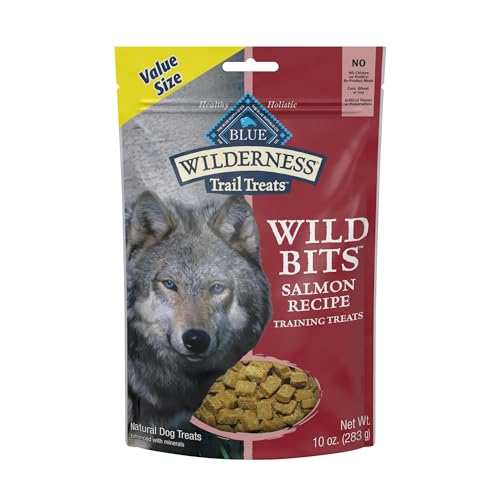 Blue-Buffalo-Wilderness-Trail-Treats-Wild-Bits-High-Protein-Grain-Free-Soft-Moist-Training-Dog-Treats-Salmon-Recipe-10-oz-Bag