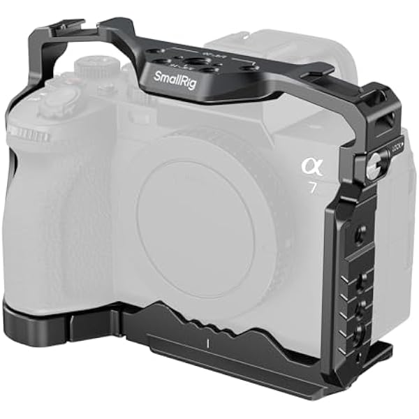 SMALLRIG Klatka fotograficzna A7 IV / A7R IV / A7R V / A7S III / A1 z wbudowanym gniazdem na AirTag, do Sony Alpha 7R V / 7 IV / 7S III / 1 / 7R IV - 5583