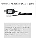 Aliwisdom Universal RC Charger Cable with Tamiya Plug/KET 2P Connector Plug for 6V Ni-MH/Ni-CD (5S) Battery Pack, Compatible RC Car/Boat/Plane/Drone/Tank/Helicopters/Other Remote Control Toys
