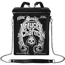 Killstar Unlucky Charms Cereal Grim Reaper Punk Gothic Backpack Purse KSRA001618