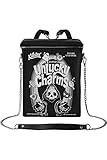 Killstar Unlucky Charms Cereal Grim Reaper Punk Gothic Backpack Purse KSRA001618