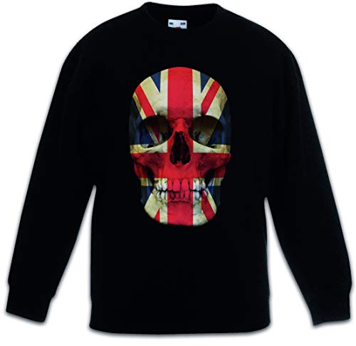 Sweat Union Jack skull pour enfant look rock quotidien