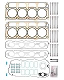 Head Gasket Set 5.3 L, w/Cylinder Head Bolt Kit, Compatible with 2014-2019 Chevy Silverado 1500 Suburban Tahoe, GMC Sierra 1500 Yukon XL, 5.3L V8 5328cc Engine, Replace# HS26744PT, HGS4308, HS54996