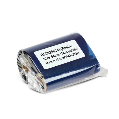 OfficeSmartLabels Ultra Durable Resin 2.20" x 244' Black Thermal Transfer Ribbons, Compatible with Zebra Printers