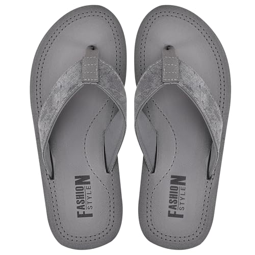 Image of MALIDA Mens Cushion Thong Sandals Beach Flip Flops Outdoor Slippers