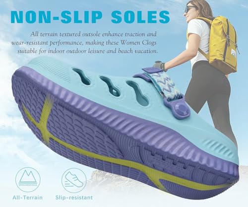 Image of KuaiLu Womens Classic Recovery Clogs Comfortable Walking Cushion Sandals for Women Relif Plantar Fasciitis Ladies Orthotic Arch Support Slip-on Mules, Adult Slip Resistant Shoes