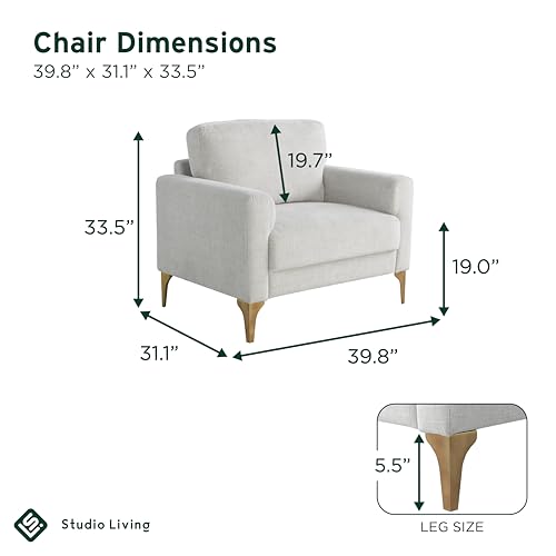 Sillón rectangular con cojines marfil ajustable miniatura 2