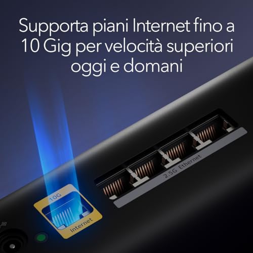 Mesh WiFi 7 Orbi serie 870 Tri-band, WiFi Mesh (RBE873B) router + 2 extender satellitari, funzioni di sicurezza, fino a 21 Gbps, copre 600 m2, 150 dispositivi, porta Internet 10 Gig, BE21000, - Powerline - Immagine 5