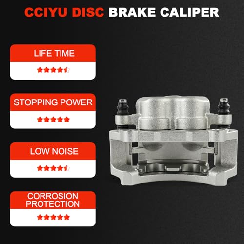 Image of cciyu Rear Right Brake Caliper Assembly w /Bracket 18B4896 2003 2004 2005 2006 2007 2008 For Dodge For Ram 3500