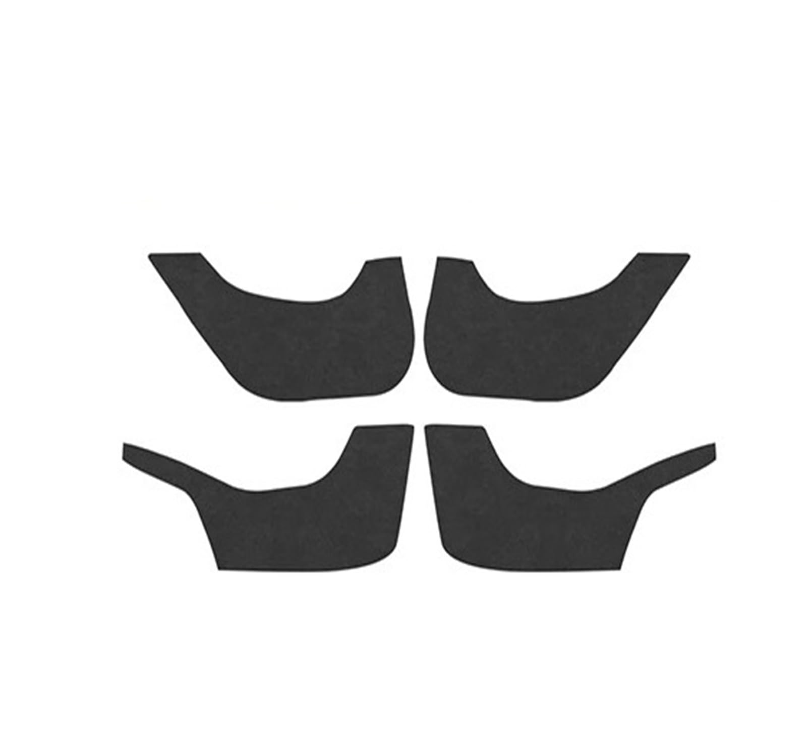 Car Interior Moulding Trim for Tesla for Model Y for Juniper for Launch Protector Cover Car Interior Suede Leather Door Anti-Kick Sticker Interior Accessories(Suede)