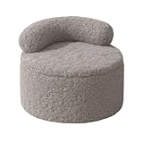 Genérico Sitzsack, Samt, mit Aufbewahrung, kleine Fußstütze mit Rückenlehne, für Sofa, Haus, Wohnzimmer, Schlafzimmer, Eingangsbereich und